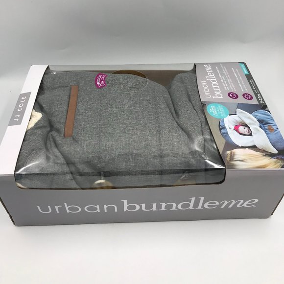 JJ Cole -Urban Bundleme Canopy Style Bunting Bag to Protect Baby from Cold/gray